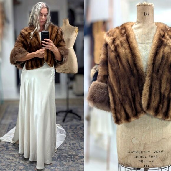 Vintage Mink Stole - Picture 7 of 9
